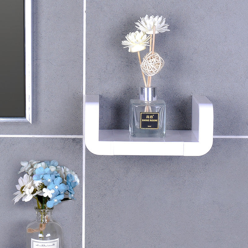 Wall-Mounted Bathroom Storage Rack for Organizing