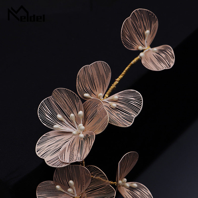 Retro Handmade Floral Bridal Hair Headdress Accessories