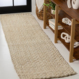 JONATHAN Y NFR102B-28 Estera Hand Woven Boucle Chunky Jute Runner Rug Bohemian Transitional Rustic Cottage Vintage Industrial for Living Room Dining Room Bedroom Kitchen Ivory 2 X 8