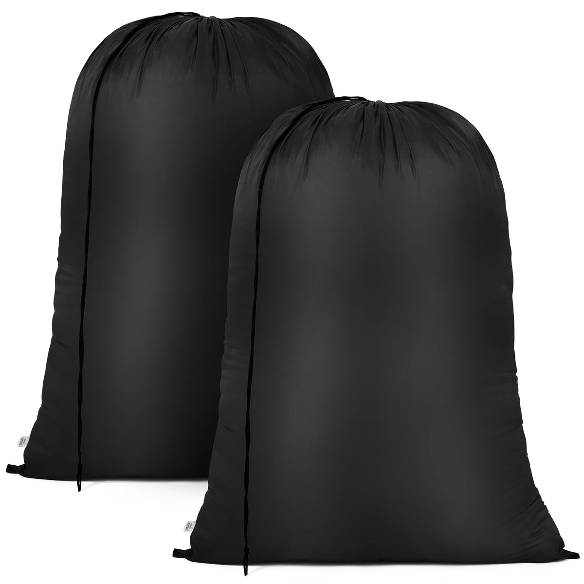 OTraki 2 Pack Large Laundry Bag 28 x 40 inch Heavy Duty Dirty Laundry Bags Dirty Clothes Bag Organizer Drawstring Laundry Hamper Bag Travel Laundry Bag for Camp Home College Dorm Black