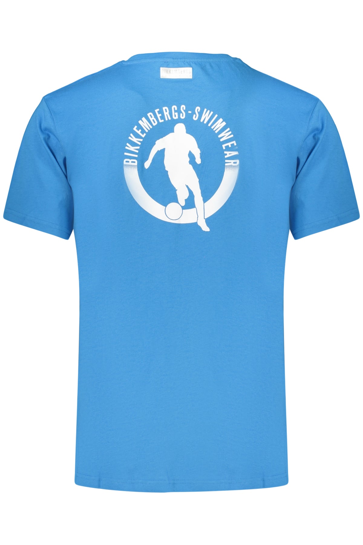 BIKKEMBERGS MEN'S SHORT-SLEEVED T-SHIRT, BLUE