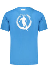 BIKKEMBERGS MEN'S SHORT-SLEEVED T-SHIRT, BLUE