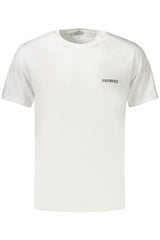 BIKKEMBERGS MEN'S SHORT-SLEEVE T-SHIRT WHITE