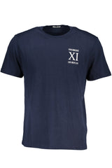 BIKKEMBERGS MEN'S SHORT SLEEVED T-SHIRT BLUE
