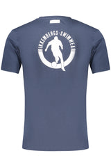 BIKKEMBERGS MEN'S SHORT-SLEEVE T-SHIRT BLUE