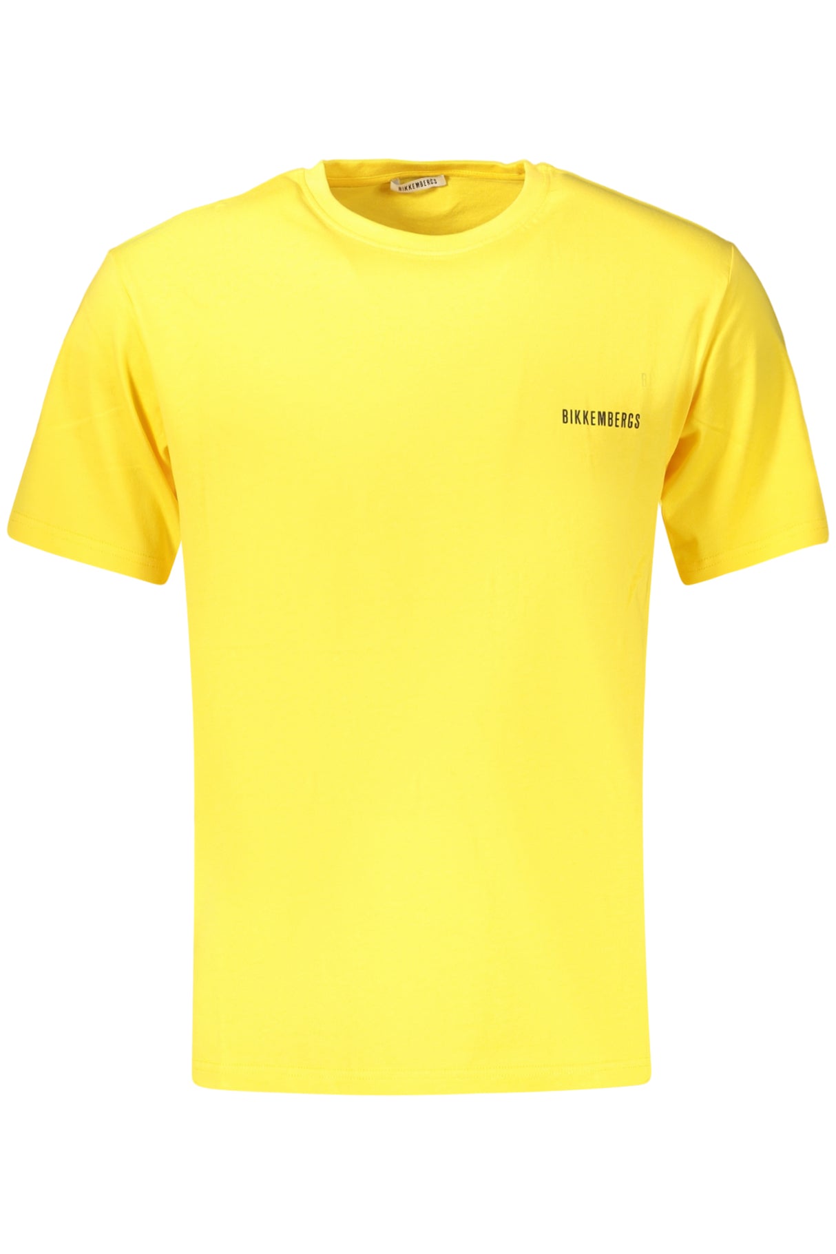 BIKKEMBERGS MEN'S SHORT-SLEEVED T-SHIRT YELLOW