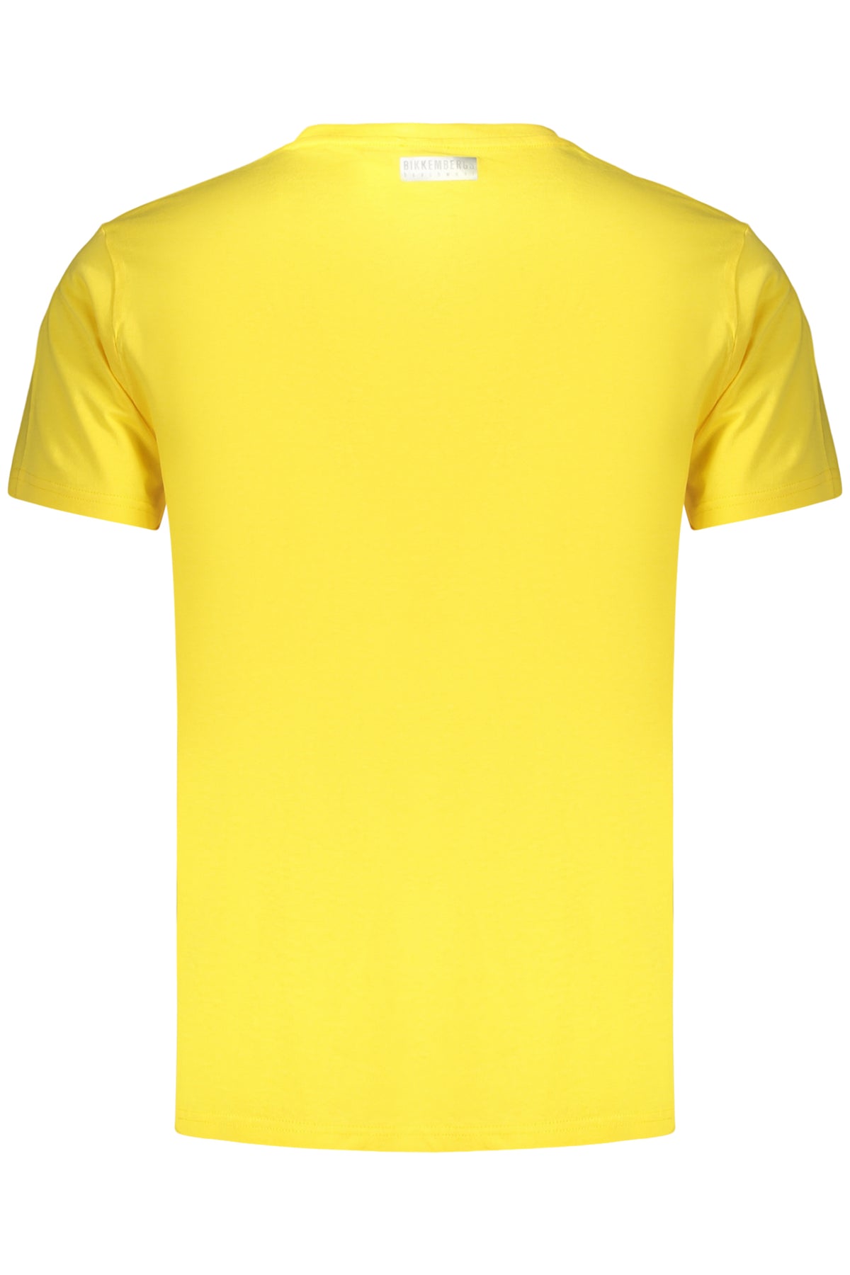 BIKKEMBERGS MEN'S SHORT-SLEEVED T-SHIRT YELLOW