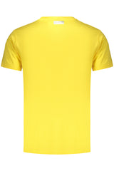 BIKKEMBERGS MEN'S SHORT-SLEEVED T-SHIRT YELLOW