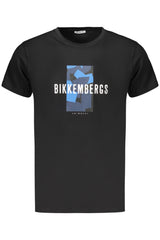 BIKKEMBERGS MEN'S SHORT-SLEEVE T-SHIRT BLACK
