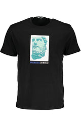 BIKKEMBERGS MEN'S SHORT SLEEVE T-SHIRT BLACK