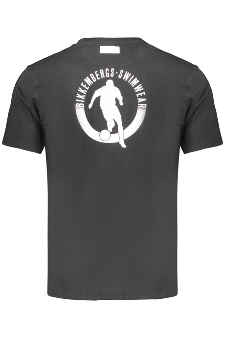 BIKKEMBERGS MEN'S SHORT-SLEEVE T-SHIRT BLACK