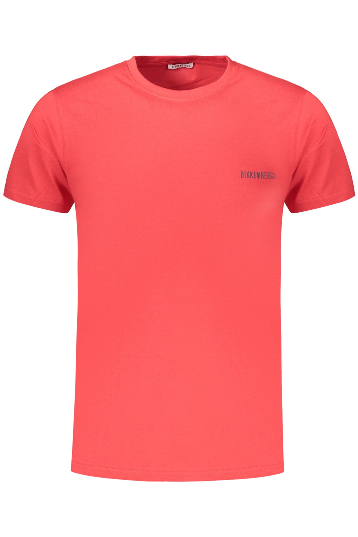 BIKKEMBERGS MEN'S SHORT-SLEEVED T-SHIRT, RED