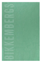 BIKKEMBERGS GREEN BEACH TOWEL FOR WOMEN