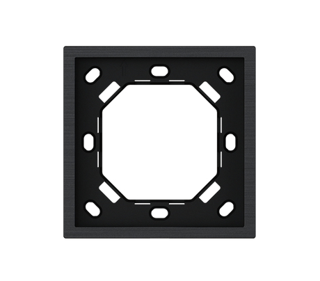 HDL Panel XELENT SERIES Black Panel Frame 1 Gang