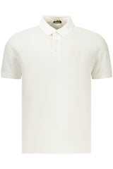 BLAUER APPAREL MEN'S SHORT-SLEEVE POLO SHIRT WHITE