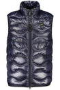 BLAUER APPAREL MEN'S BLUE SLEEVELESS JACKET