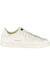 BLAUER MEN'S WHITE SPORTS SHOES