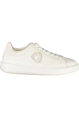 BLAUER MEN'S WHITE SPORTS SHOES