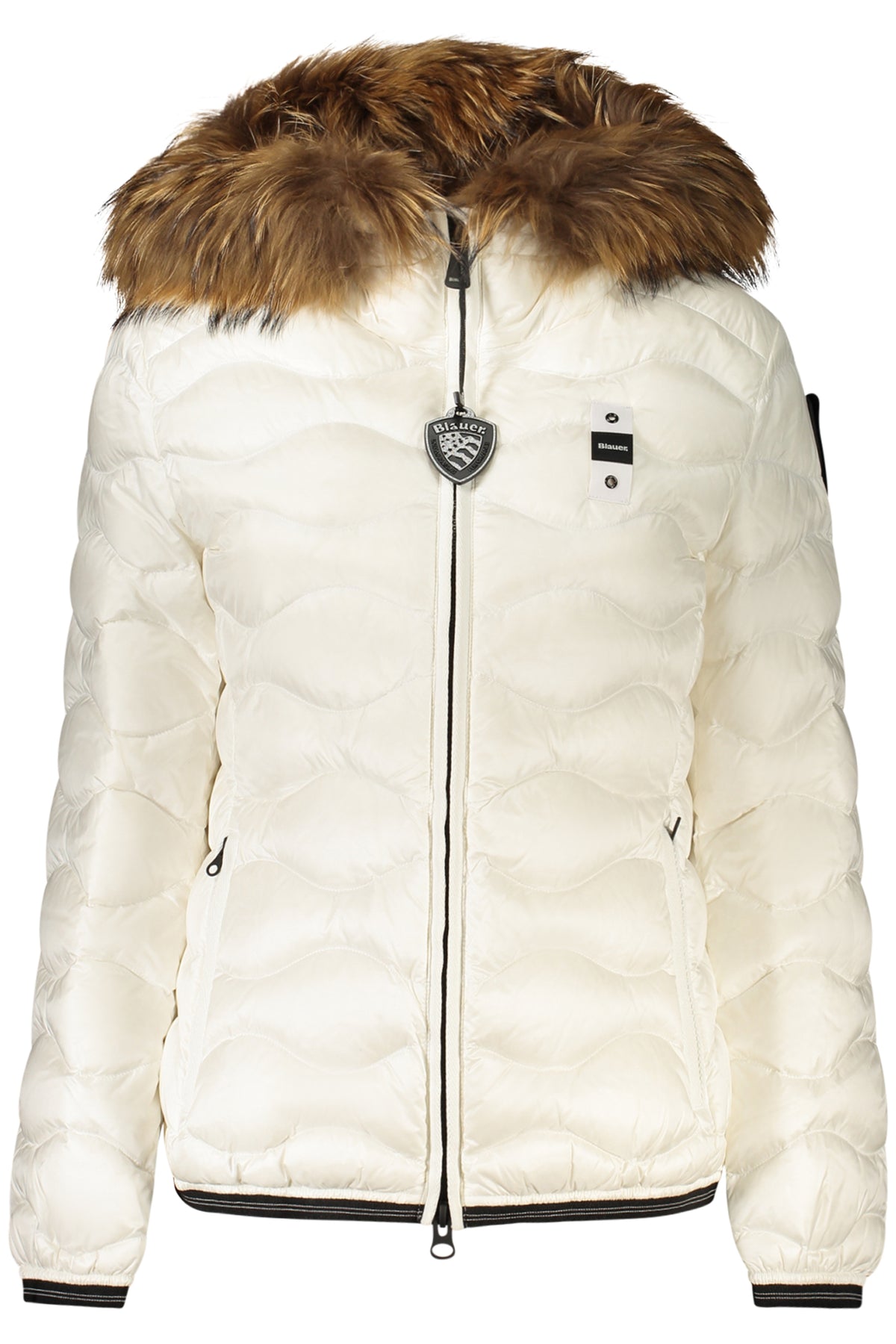 BLAUER WOMEN'S WHITE JACKET
