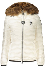BLAUER WOMEN'S WHITE JACKET