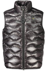 BLAUER MEN'S BLACK SLEEVELESS JACKET