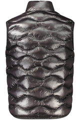 BLAUER MEN'S BLACK SLEEVELESS JACKET