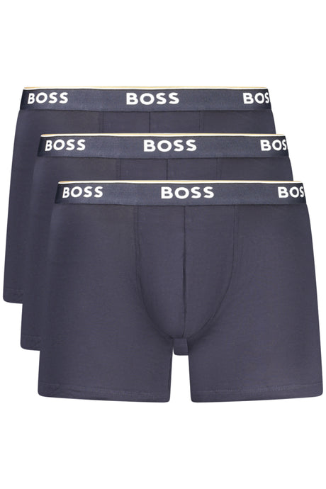 BOSS MEN'S BLUE BOXER