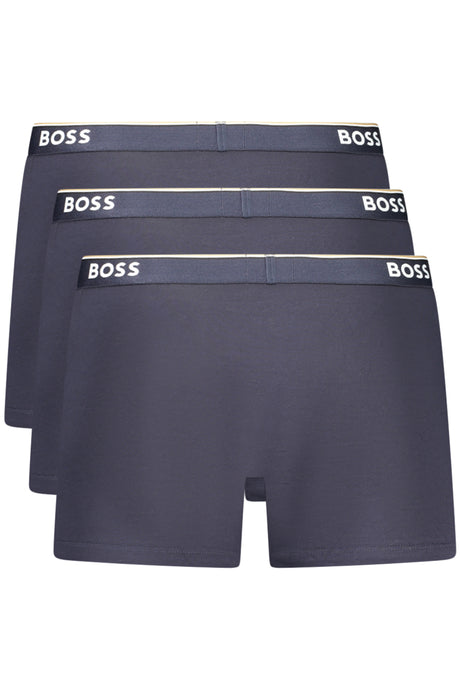 BOSS MEN'S BLUE BOXER