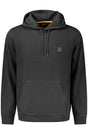 BOSS MEN'S BLACK ZIP-UP SWEATSHIRT