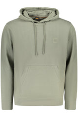 BOSS MEN'S ZIP-UP SWEATSHIRT, GREEN