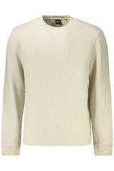 BOSS MEN'S BEIGE SWEATER