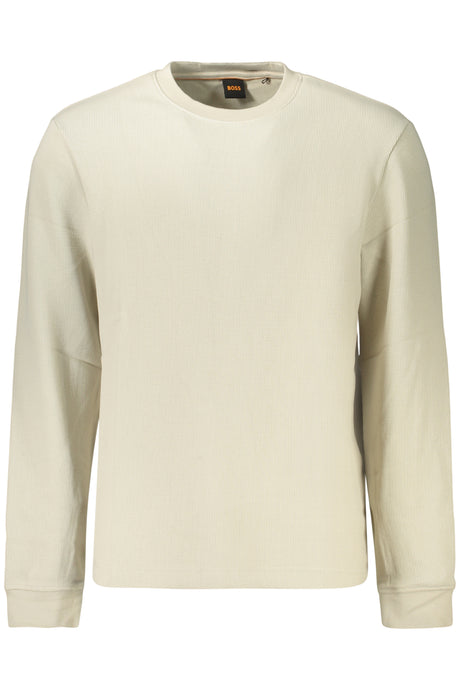 BOSS MEN'S BEIGE SWEATER