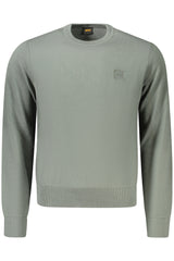 BOSS MEN'S GREEN SWEATER