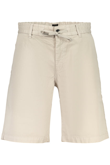 BOSS MEN'S BEIGE BERMUDA SHORTS