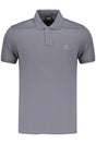 BOSS MEN'S SHORT-SLEEVE POLO SHIRT, BLUE
