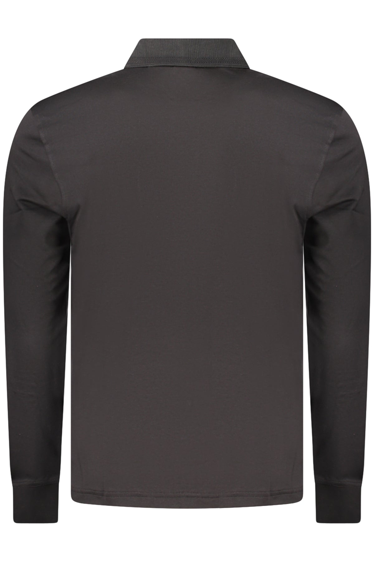 BOSS MEN'S LONG-SLEEVED POLO SHIRT BLACK