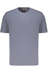 BOSS MEN'S SHORT-SLEEVED T-SHIRT, BLUE