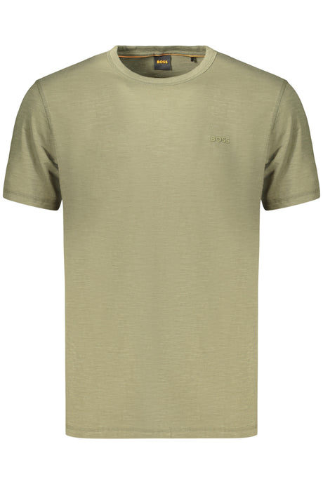 BOSS MEN'S SHORT-SLEEVED T-SHIRT GREEN