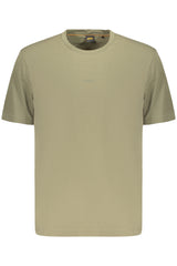 BOSS MEN'S SHORT-SLEEVED T-SHIRT GREEN