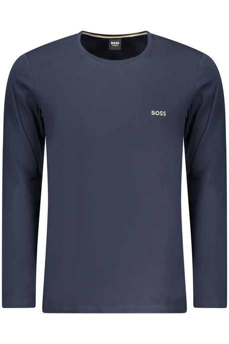 BOSS MEN'S LONG-SLEEVED T-SHIRT, BLUE