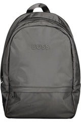 BOSS MEN'S BLACK BACKPACK