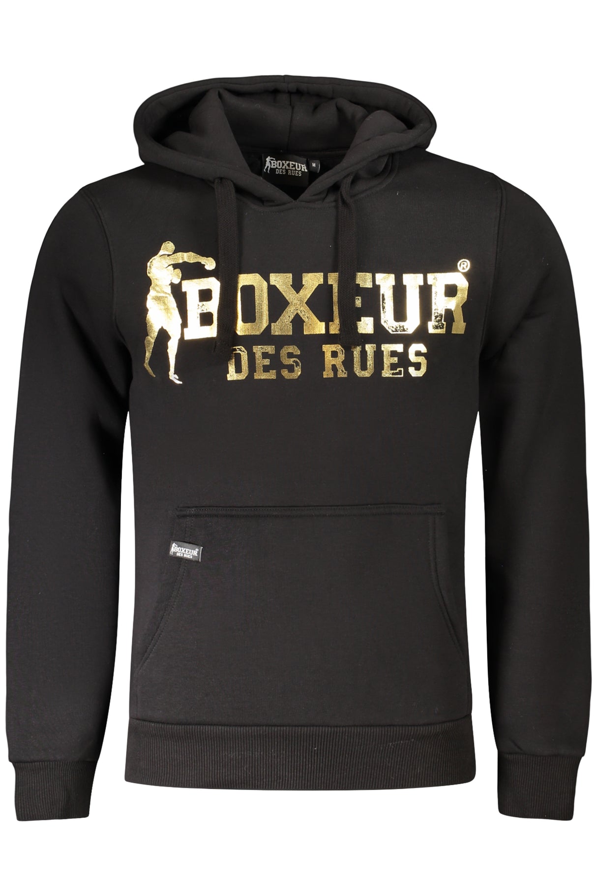 BOXEUR DES RUES BLACK MEN'S ZIPLESS SWEATSHIRT