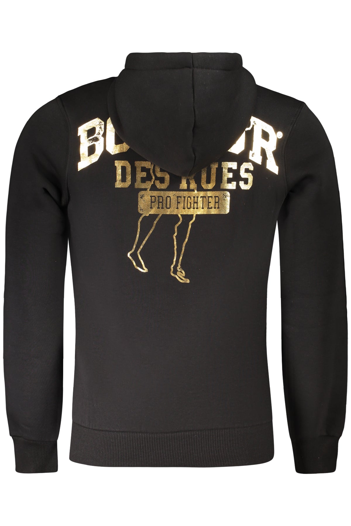 BOXEUR DES RUES BLACK MEN'S ZIPLESS SWEATSHIRT