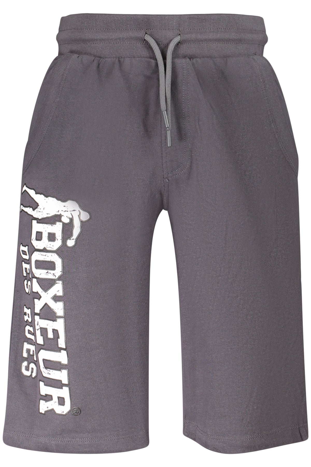 BOXEUR DES RUES MEN'S SHORT TRACKSUIT TROUSERS GREY