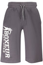 BOXEUR DES RUES MEN'S SHORT TRACKSUIT TROUSERS GREY