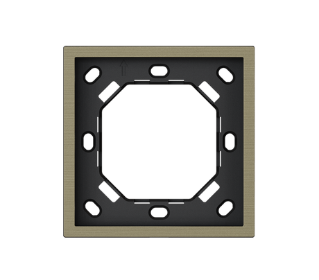 HDL Panel XELENT SERIES Antique Bronze Panel Frame 1 Gang
