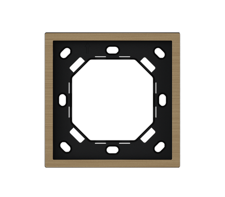 HDL Panel XELENT SERIES Brass Panel Frame 1 Gang