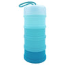 Baby Formula Dispenser Food Containers Non-Spill Portable Baby Milk Powder Formula Container Baby Snack Storage Container BPA Free （Dark Blue Gradient）