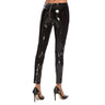 High Waist Slimming Patent Leather Skinny Pants