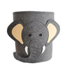 Kawaii Cotton Animal Storage Basket for Kids' Items